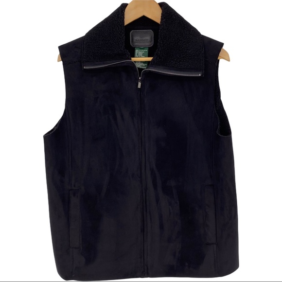 Lauren Ralph Lauren Jackets & Blazers - Lauren Ralph Lauren black faux suede vest